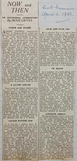 Now and then / an occasional commentary / by Denis Gwynn