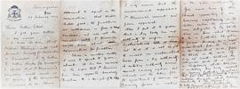 Letter from the Most Rev. Daniel Cohalan to Fr. Edwin Fitzgibbon OFM Cap.