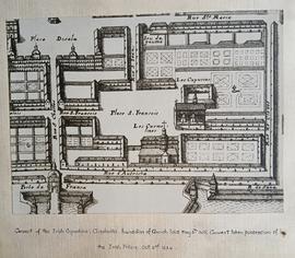 Detail from map of Charleville (Charleville-Mézières), France