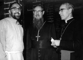 Bishop Timothy Phelim O’Shea OFM Cap. with Bishop Fulton Sheen