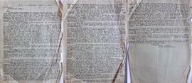 Copy Letter from Daniel Crowley re Casement Landing in County Kerry
