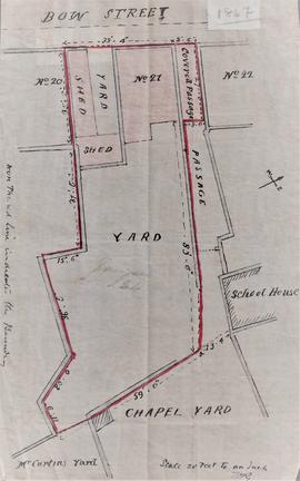 Plan of 21 Bow Street