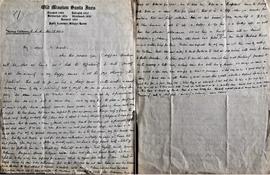 Letter from Fr. Albert Bibby OFM Cap. to Fr. Martin Hyland OFM Cap.