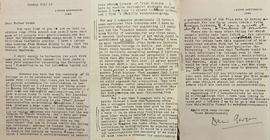 Letter from Denis Gwynn