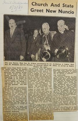 Church and State greet new Nuncio