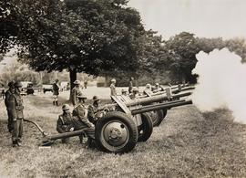 Firing the 21-gun salute at the Phoenix Park