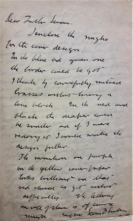 Letter from Seán O'Sullivan