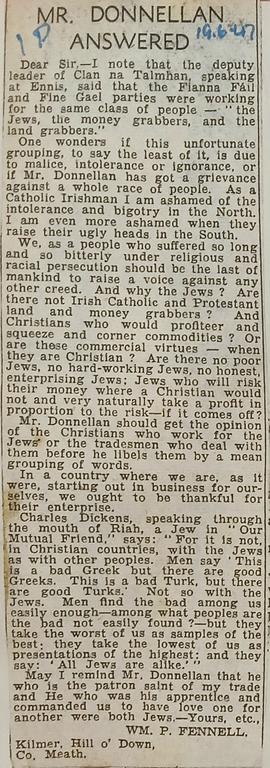 Michael Donnellan answered