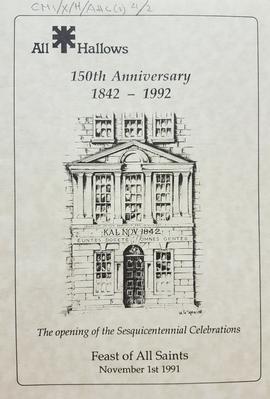 Mass booklet for opening of celebrations
