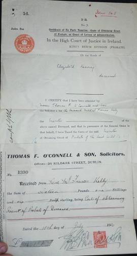 Mount Argus; Bequests: