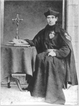 Bl. Charles as a young priest (by Simonton, Grafton St)