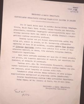 1846034 Blessed Charles Houben: Apostolic Process:
