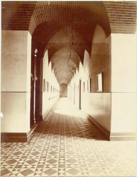 Bottom corridor; crucifix is from old Calvary
