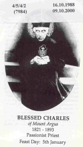 Blessed Charles of Mount Argus leaflet