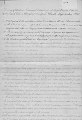 Anglo-Belgian Province: 1st Provincial Chapter 21-08/02-02-1851 Decrees