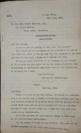 Mount Argus; Lands: Quarry Field: