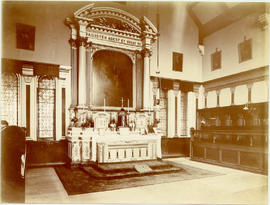 Old monastic choir abandoned in 1975 (East end)