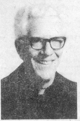 Photo of Hilary accompanying obituary in 'Irish News'