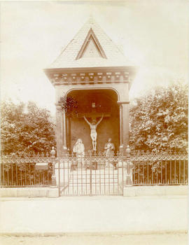 Old Calvary before replacement by 1976 outdoor calvary