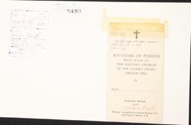 Missions and Retreats: Special Group Retreats:1917038 Tierney, Austin: 1917034 Boyd, Alexis