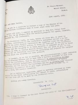 Missions and Retreats: Miscellaneous Documents: