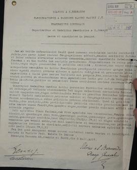 General: Letter from: