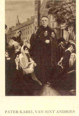 Dutch leaflet with copy of old tomb painting