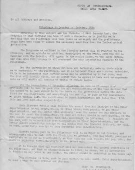 Garda    Siochana:  Pilgrimages.   Lourdes  1930.