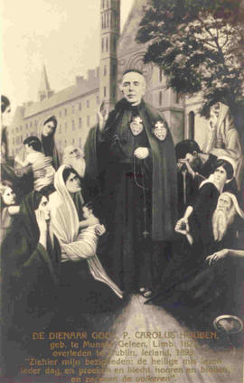 Dutch post card of painting which stood on tomb for many years