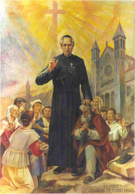 Photo of banner unveiled during Beatification in St. Peter's