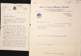 Missions and Retreats; Miscellaneous Documents: