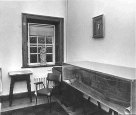 Bl. Charles's cell: coffin in which he was buried (now in museum)